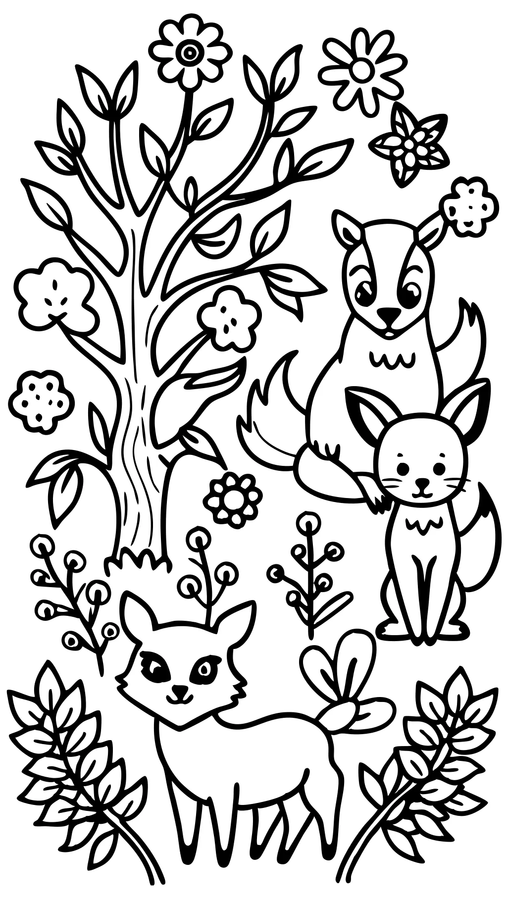 coloring page animal